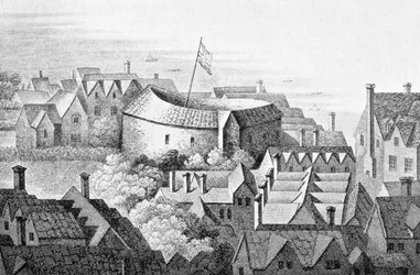 Das erste Globe Theatre oder Rose Theatre